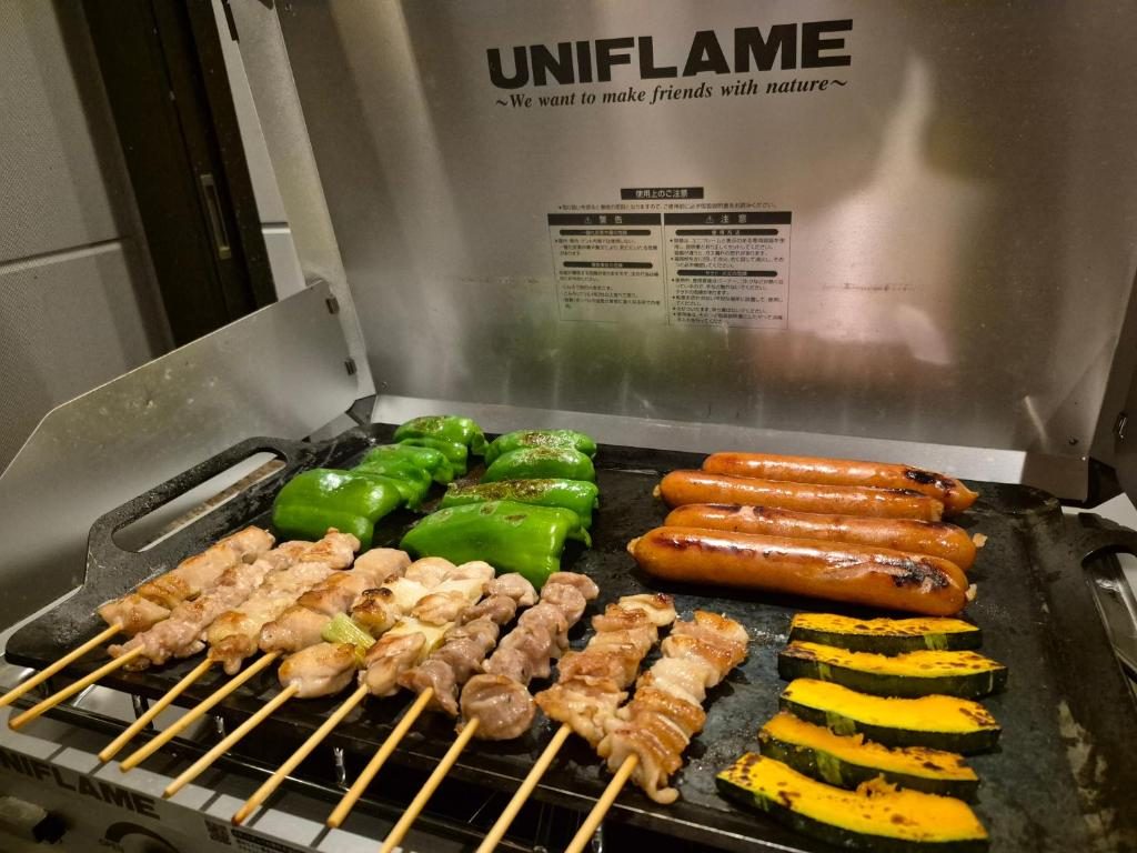 BBQの鉄板グリル